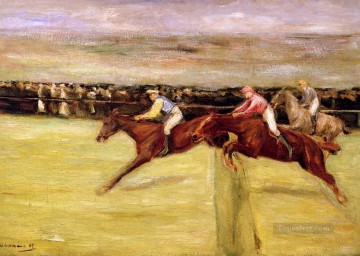 Max Liebermann Painting - carreras de caballos Max Liebermann Impresionismo alemán